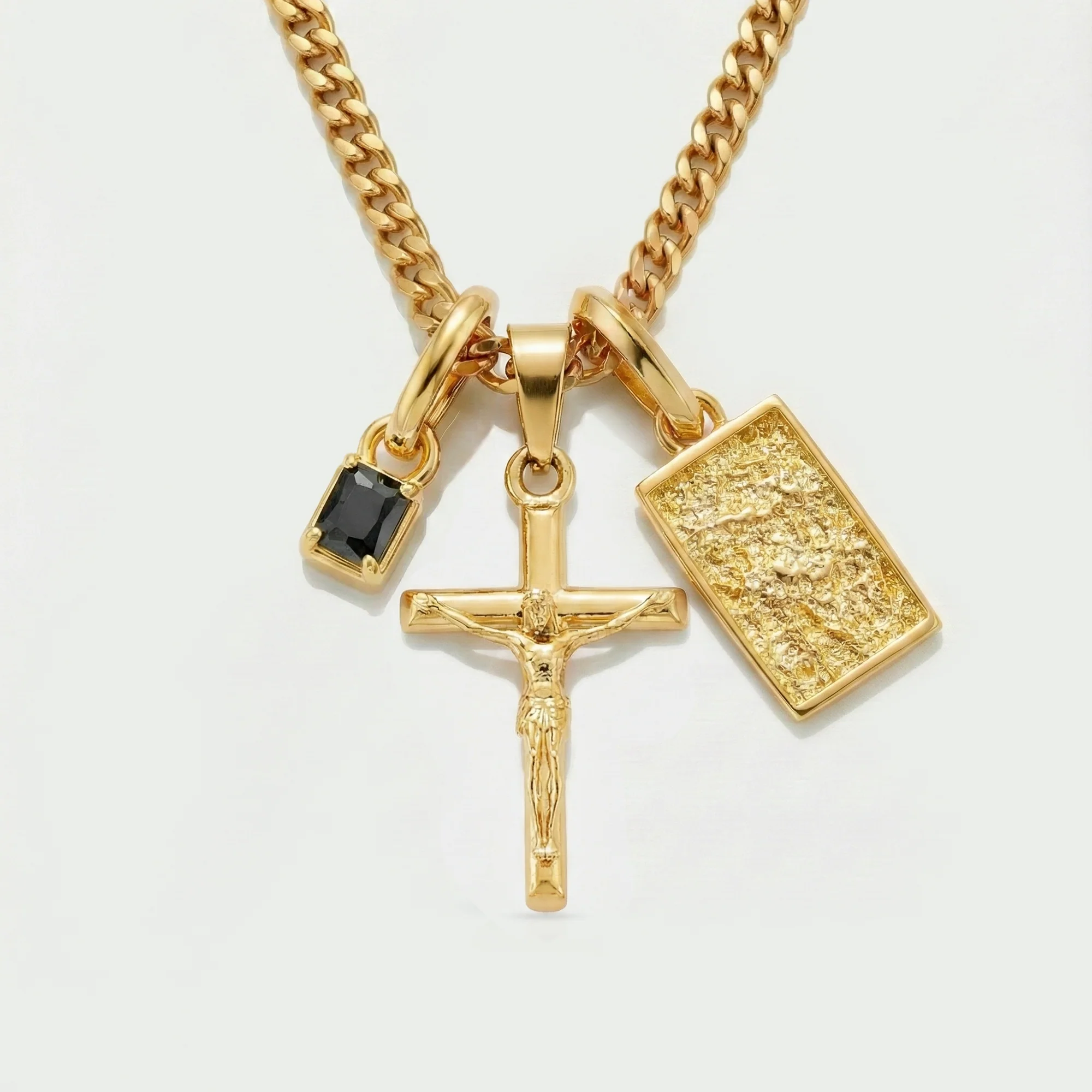 Build Your Own Pendant (Gold) | Onyx Stone - Image 28