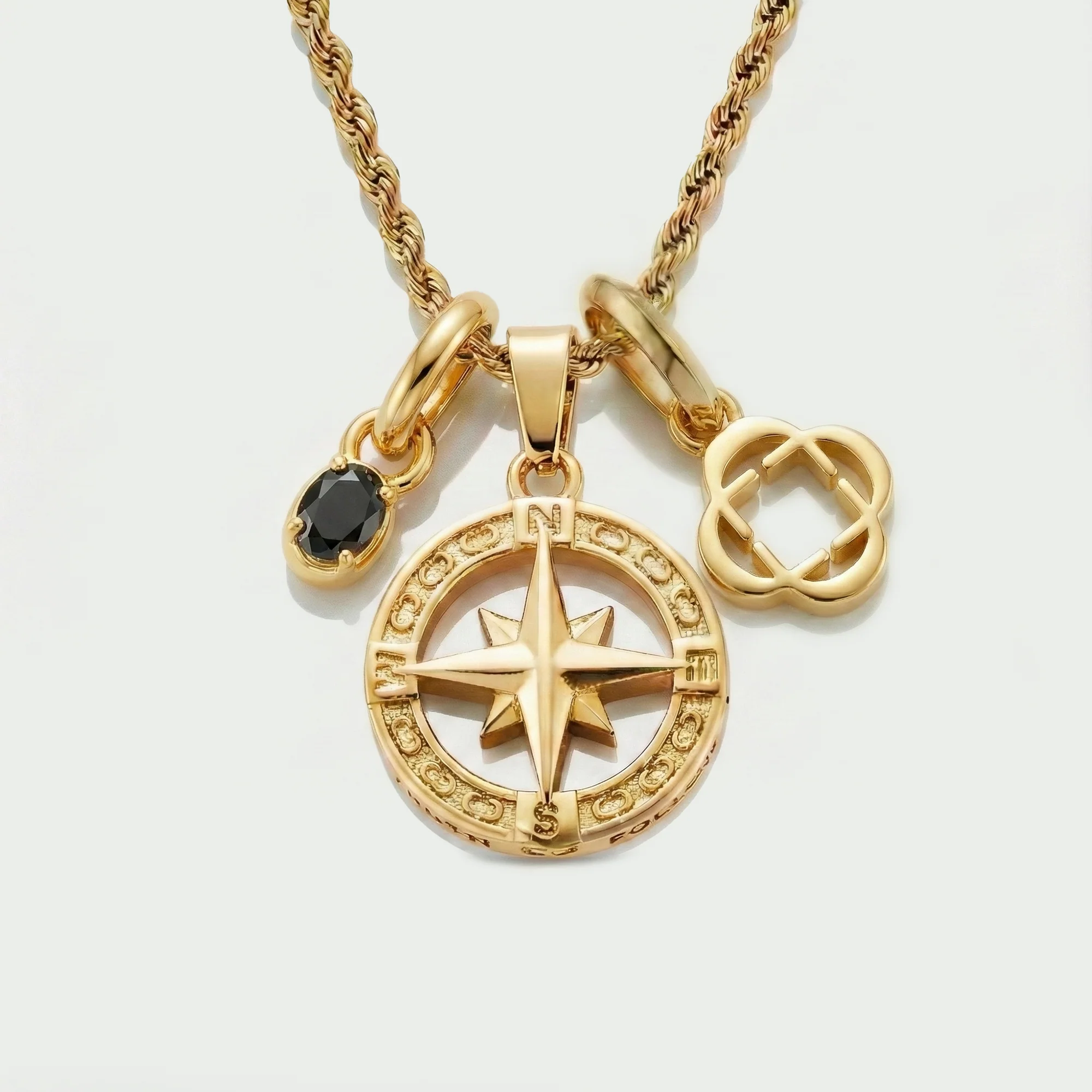 Build Your Own Pendant (Gold) | Onyx Stone - Image 90