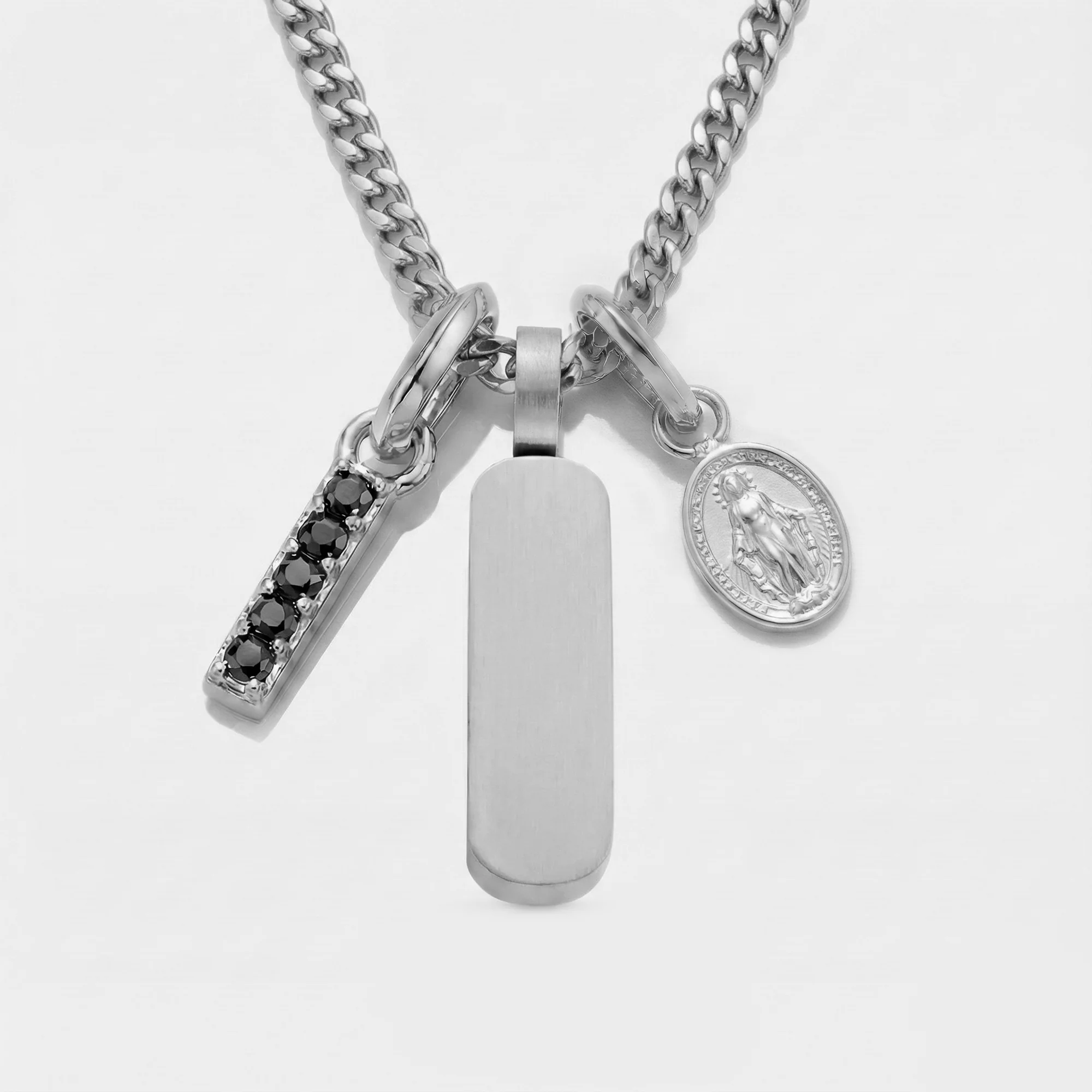 Build Your Own Pendant (Silver) | Onyx Stone - Image 58