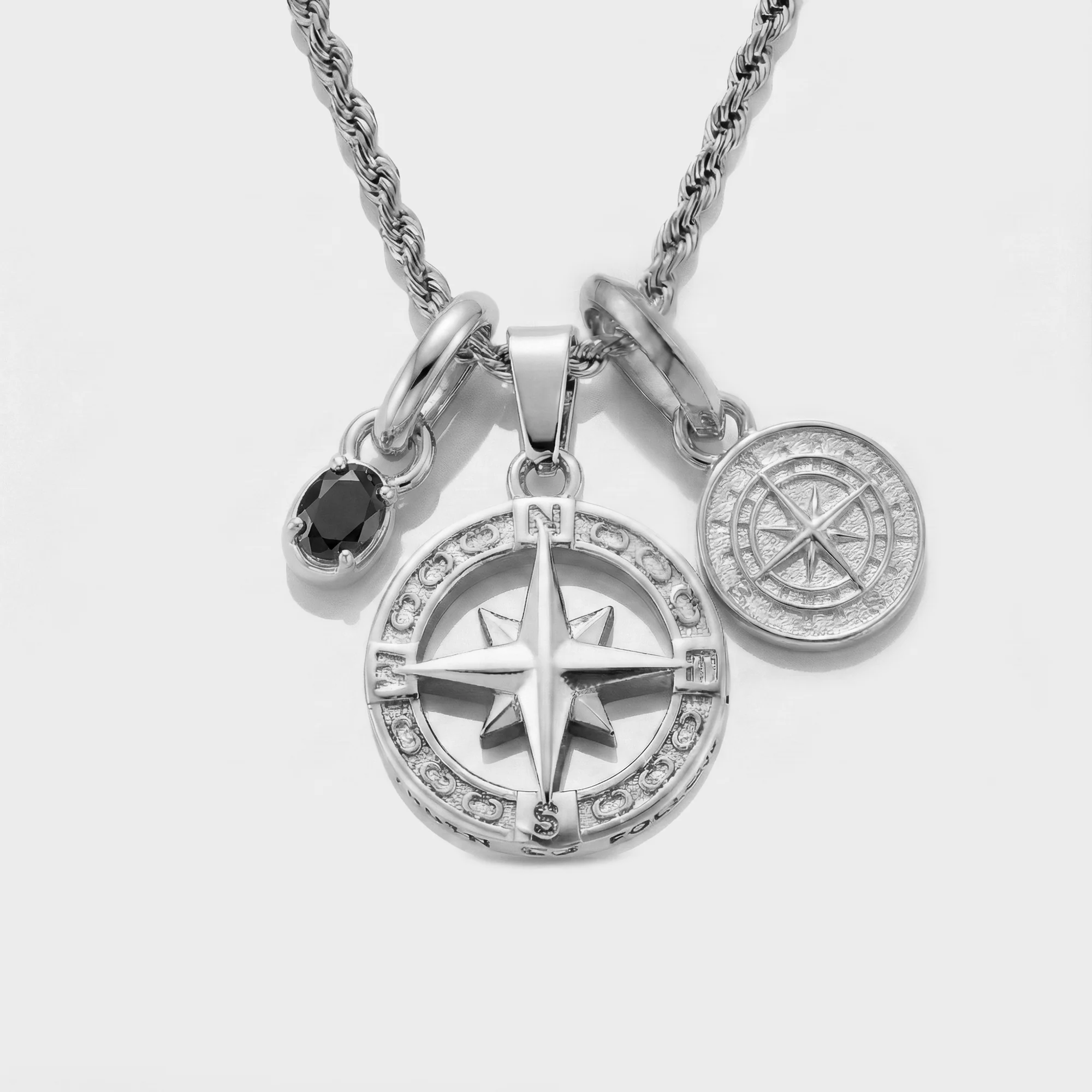 Build Your Own Pendant (Silver) | Onyx Stone - Image 89