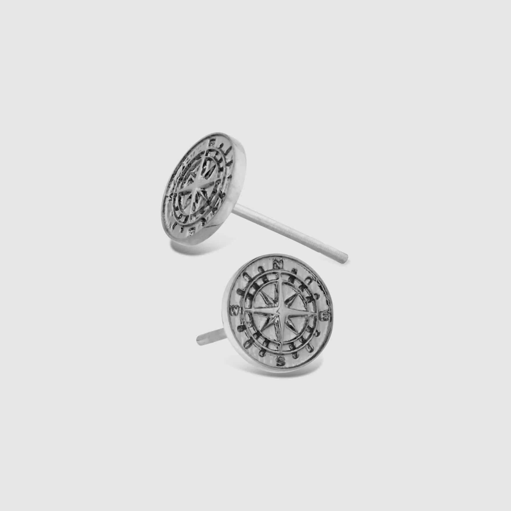 Compass Earring (Silver) - Image 2