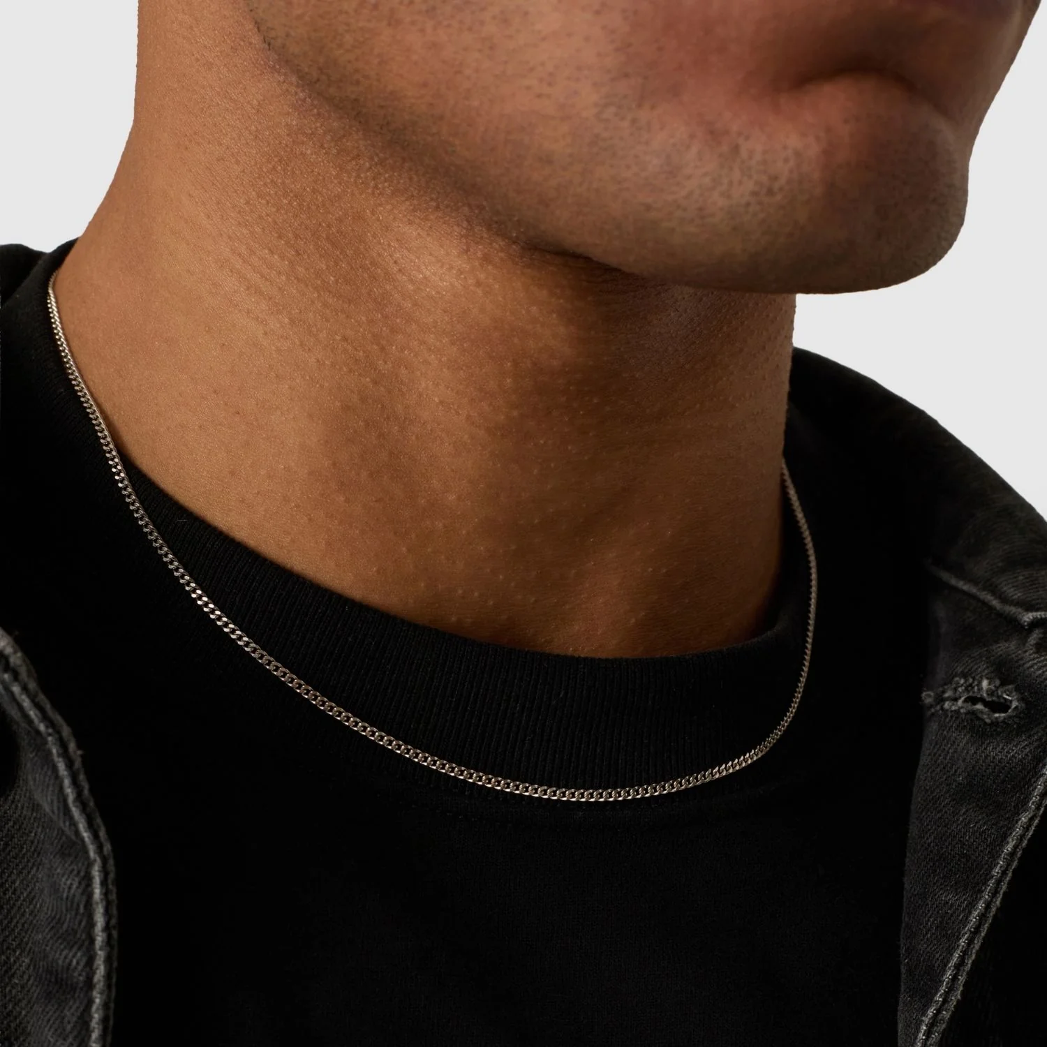 Connell Chain (Silver) 2mm - Image 4