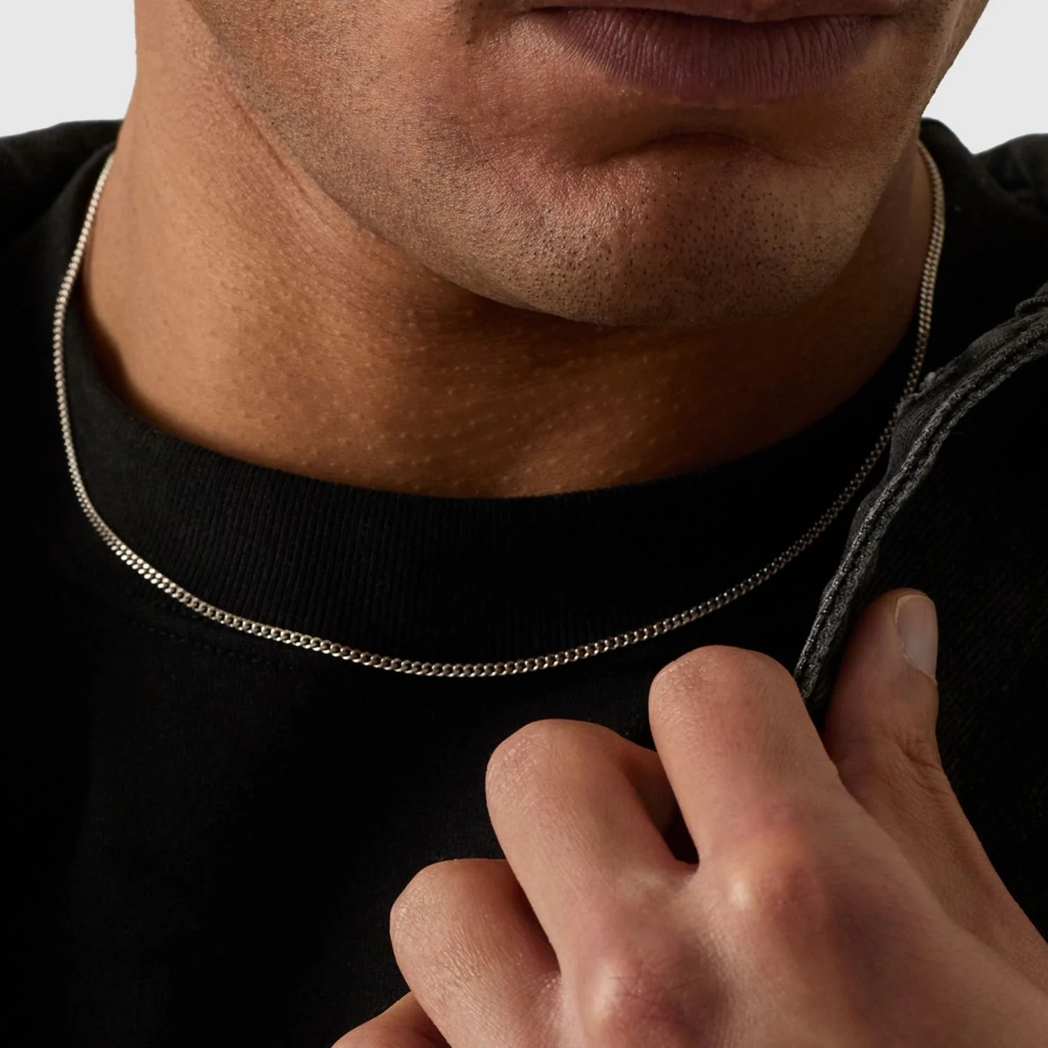 Connell Chain (Silver) 2mm - Image 5