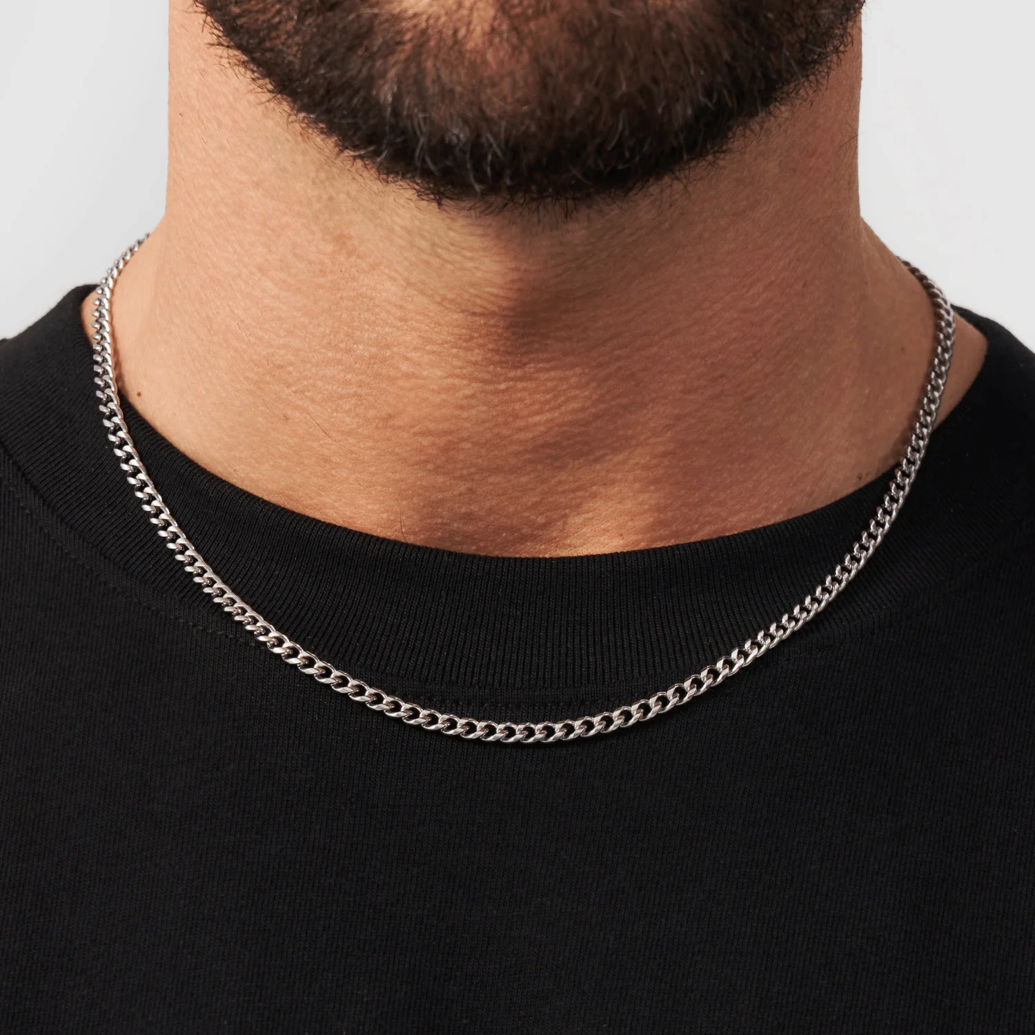 Cuban 4mm Set (Silver) - Image 3