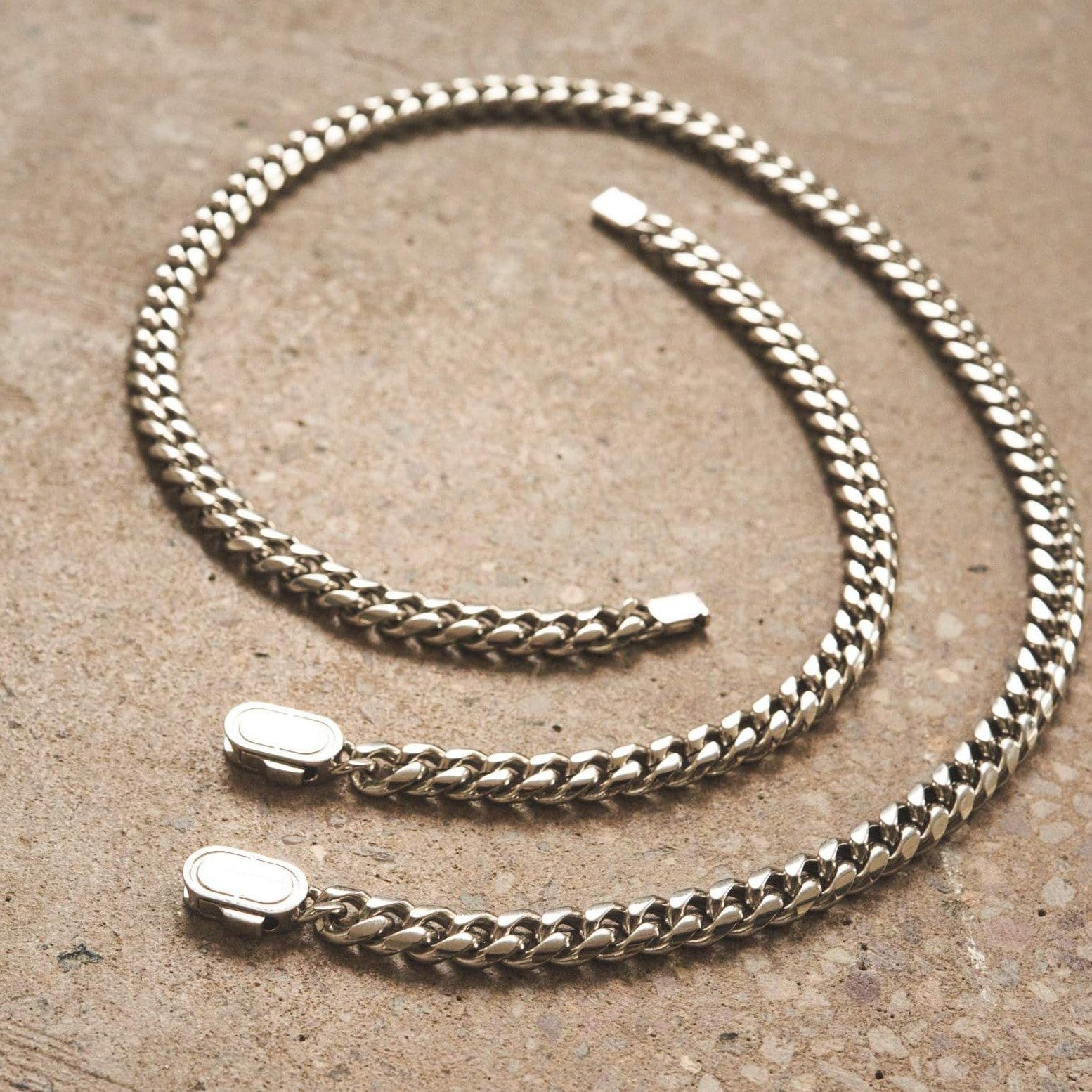 Cuban 8mm Set (Silver) - Image 4