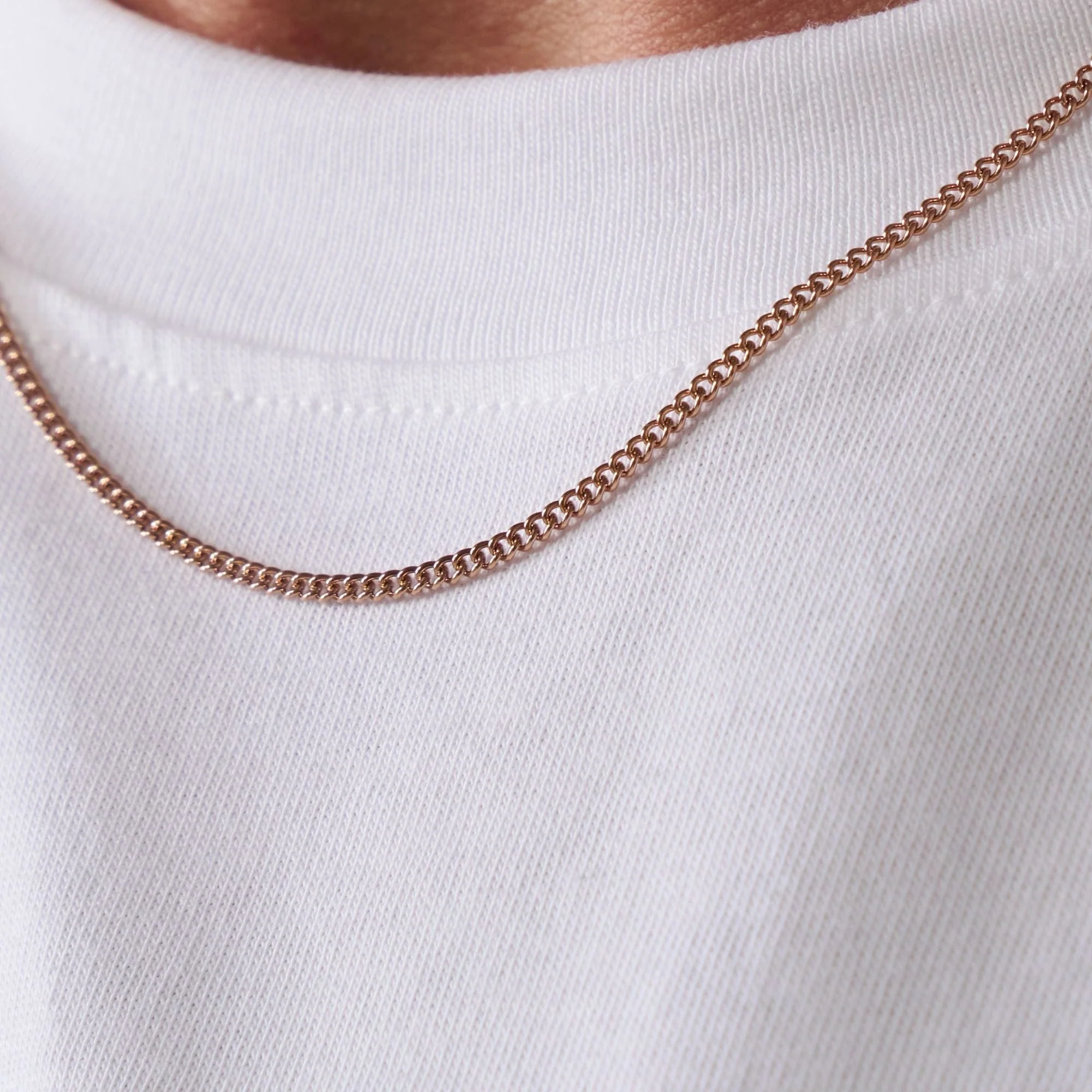 Cuban (Rose Gold) 2mm - Image 3