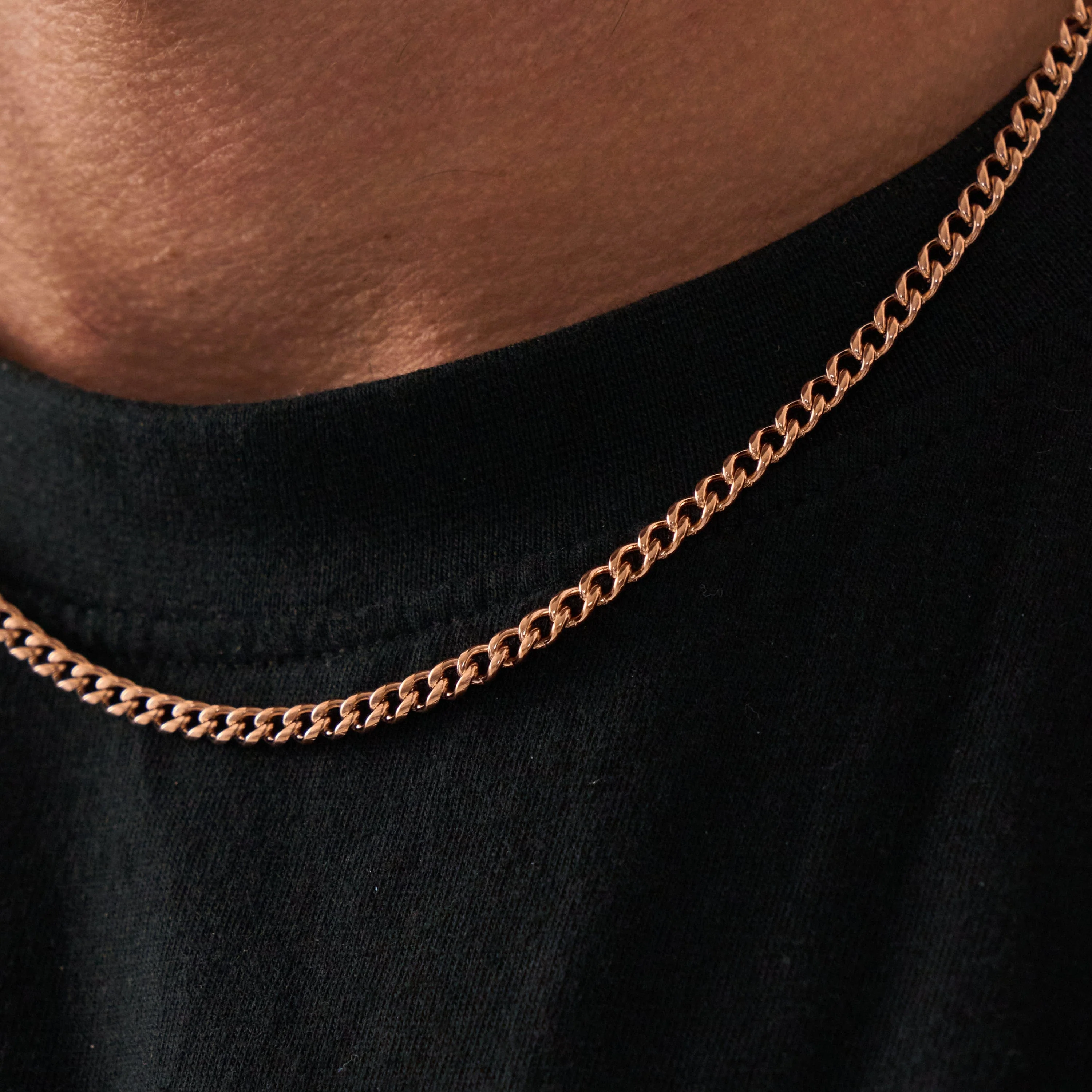 Cuban (Rose Gold) 4mm - Image 3