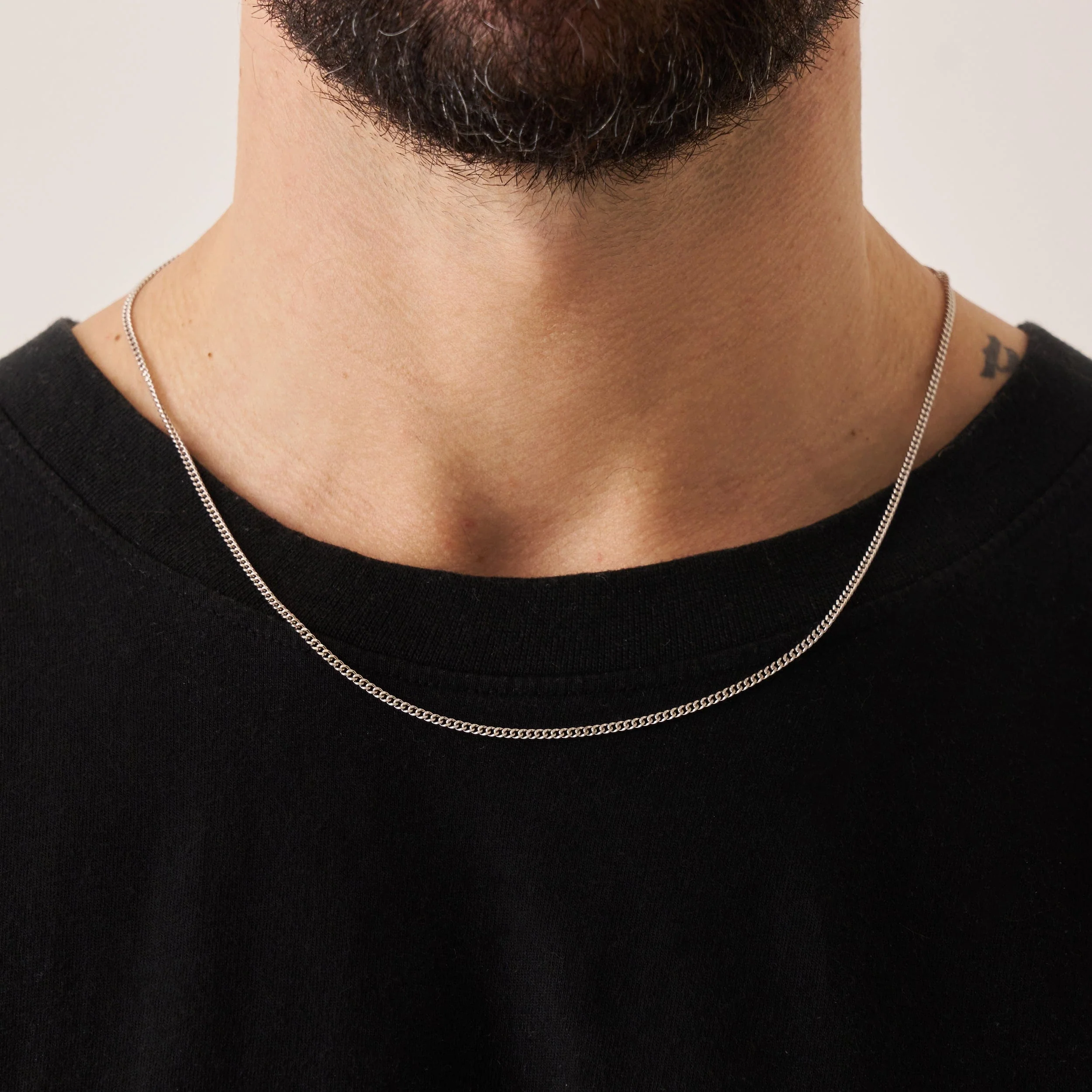Cuban (Sterling Silver) 2mm - Image 3