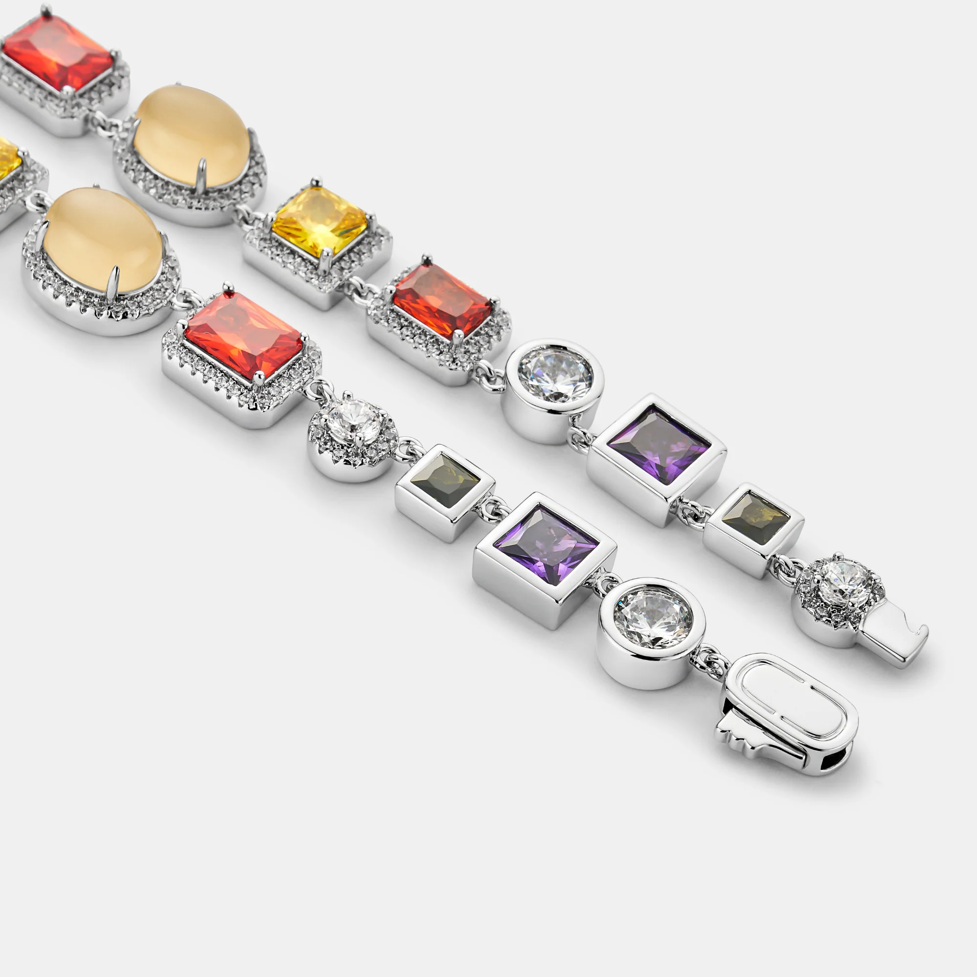 Gemstone Necklace (Silver) - Image 7