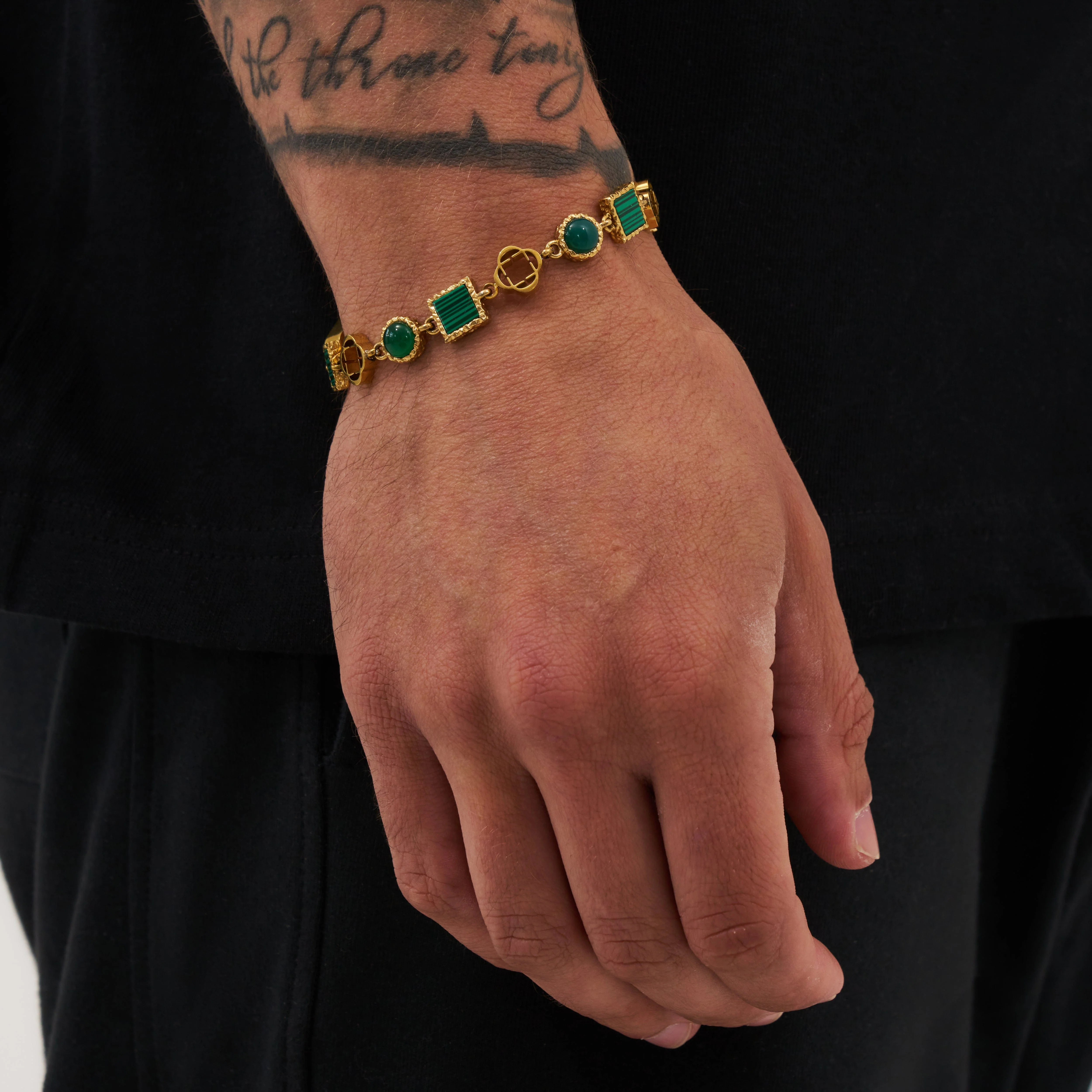 Green Quartz Gemstone Set (Gold) - Image 5
