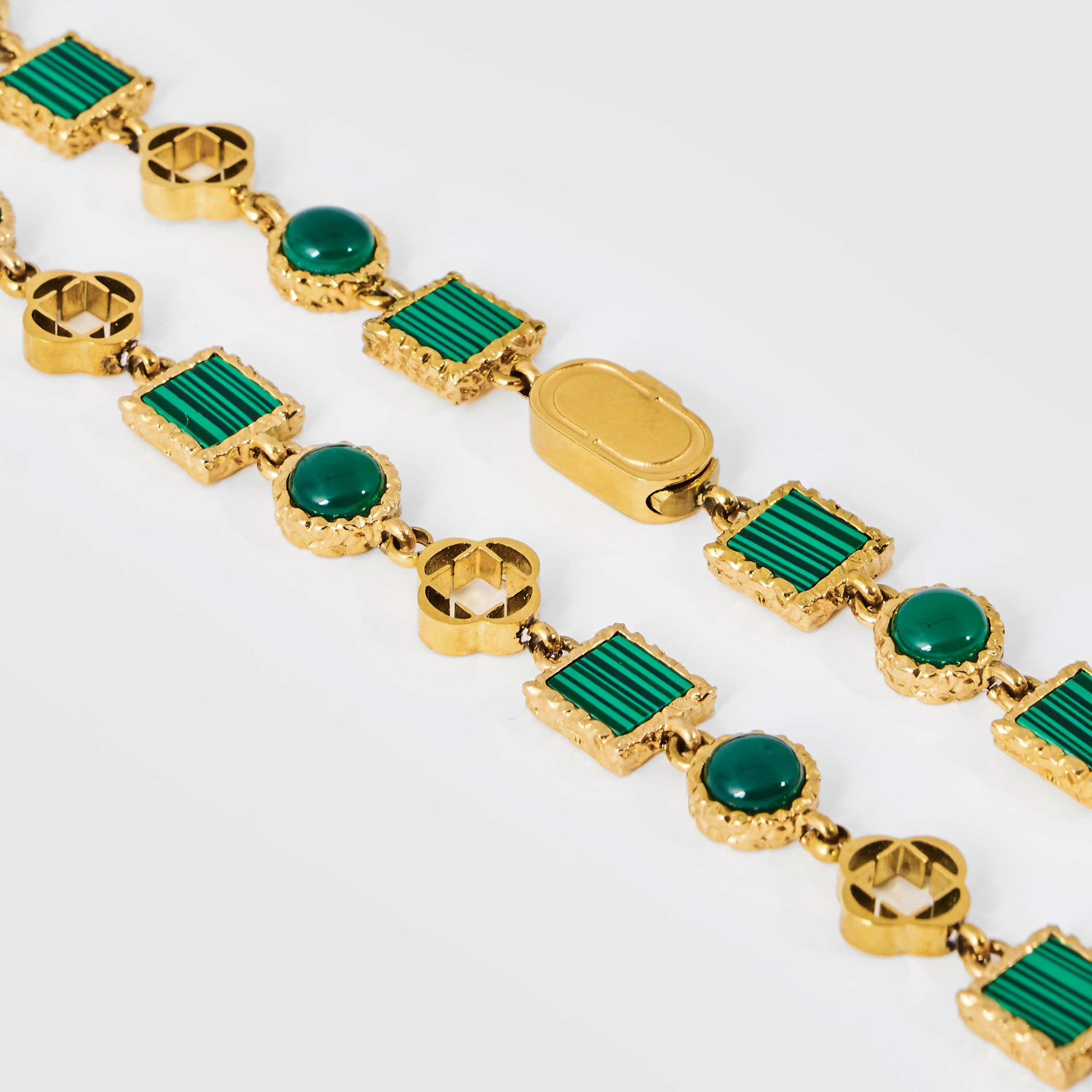 Green Quartz Gemstone Set (Gold) - Image 8