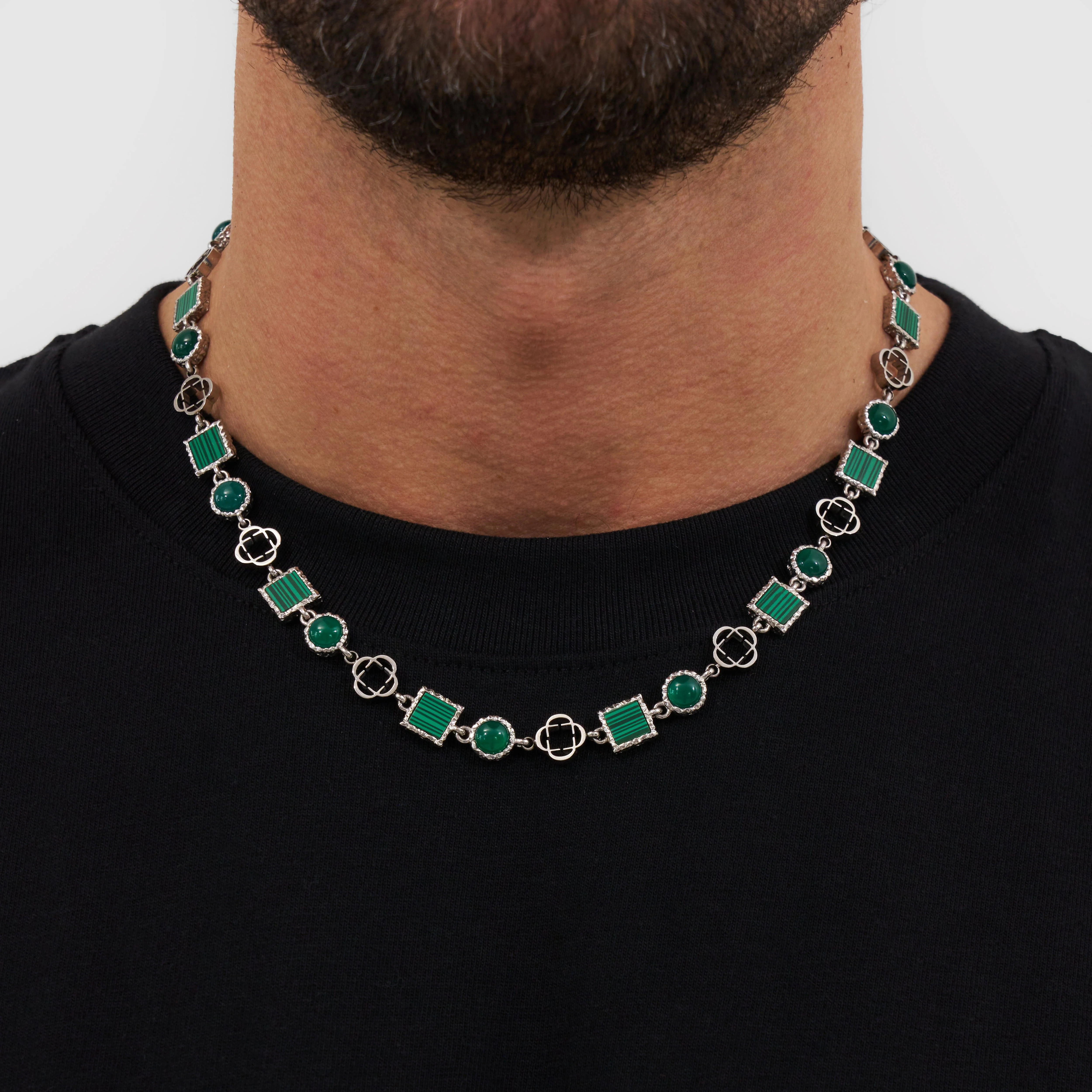 Green Quartz Gemstone Set (Silver) - Image 3