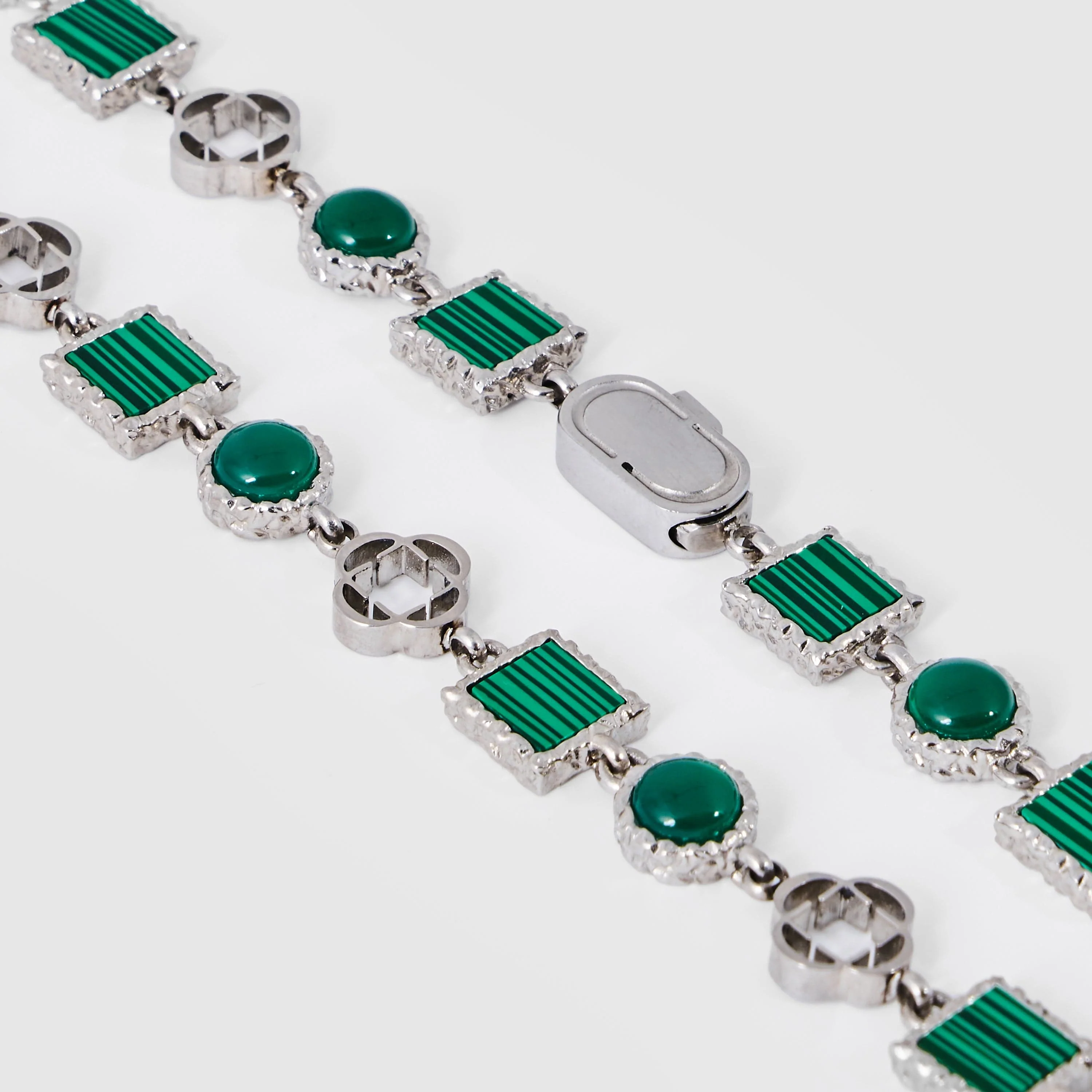 Green Quartz Gemstone Set (Silver) - Image 5