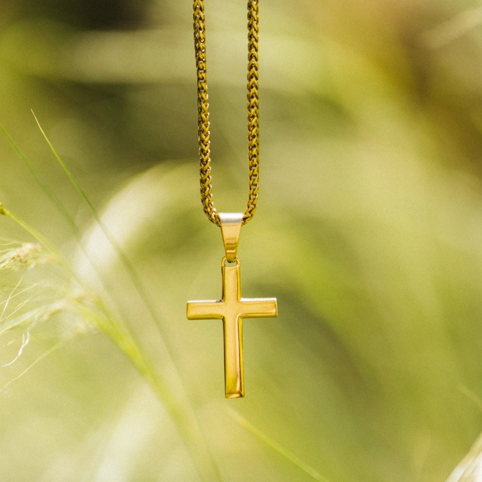 Latin Cross Pendant (Gold) - Image 3