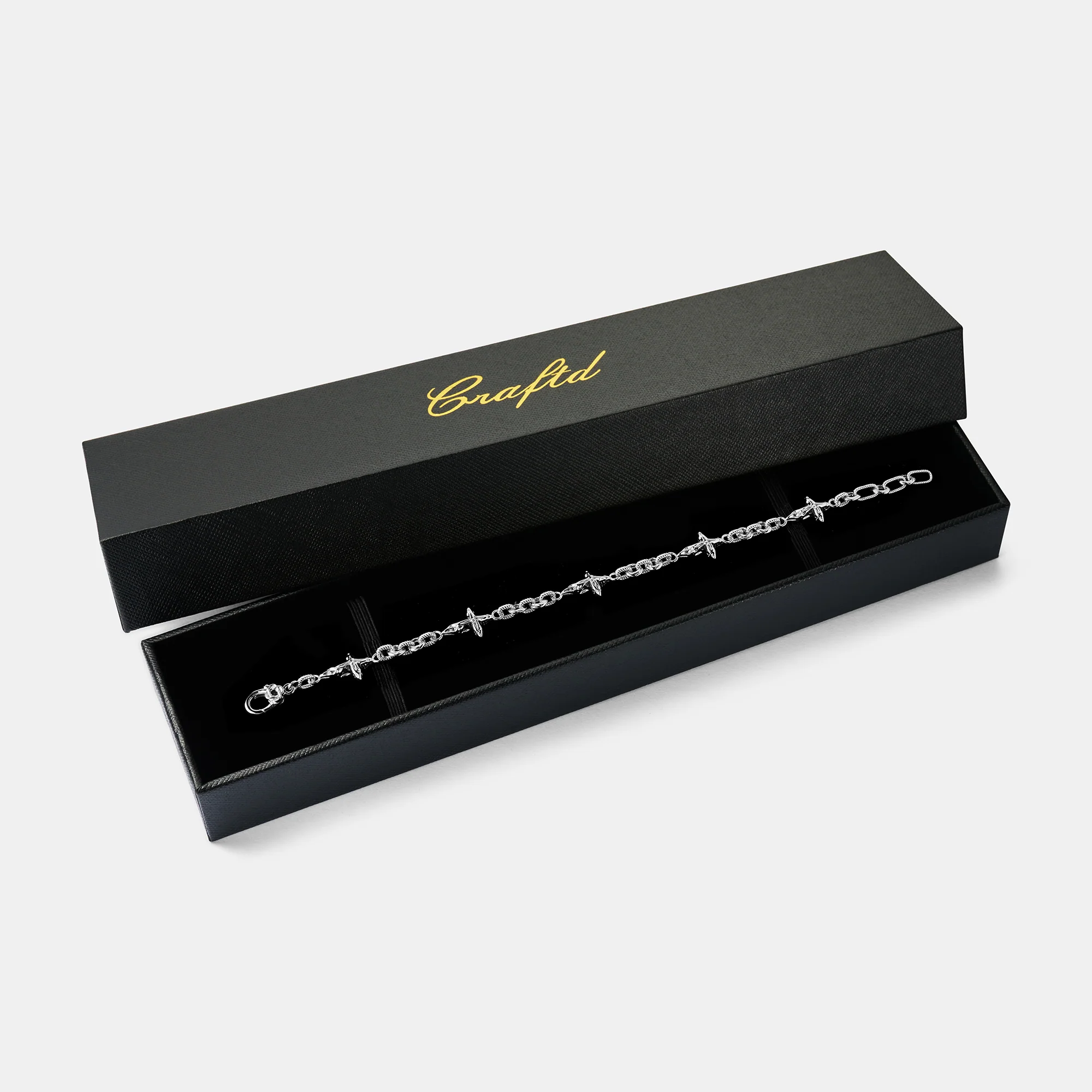 Melted Cross Bracelet | Sterling Silver - Image 5