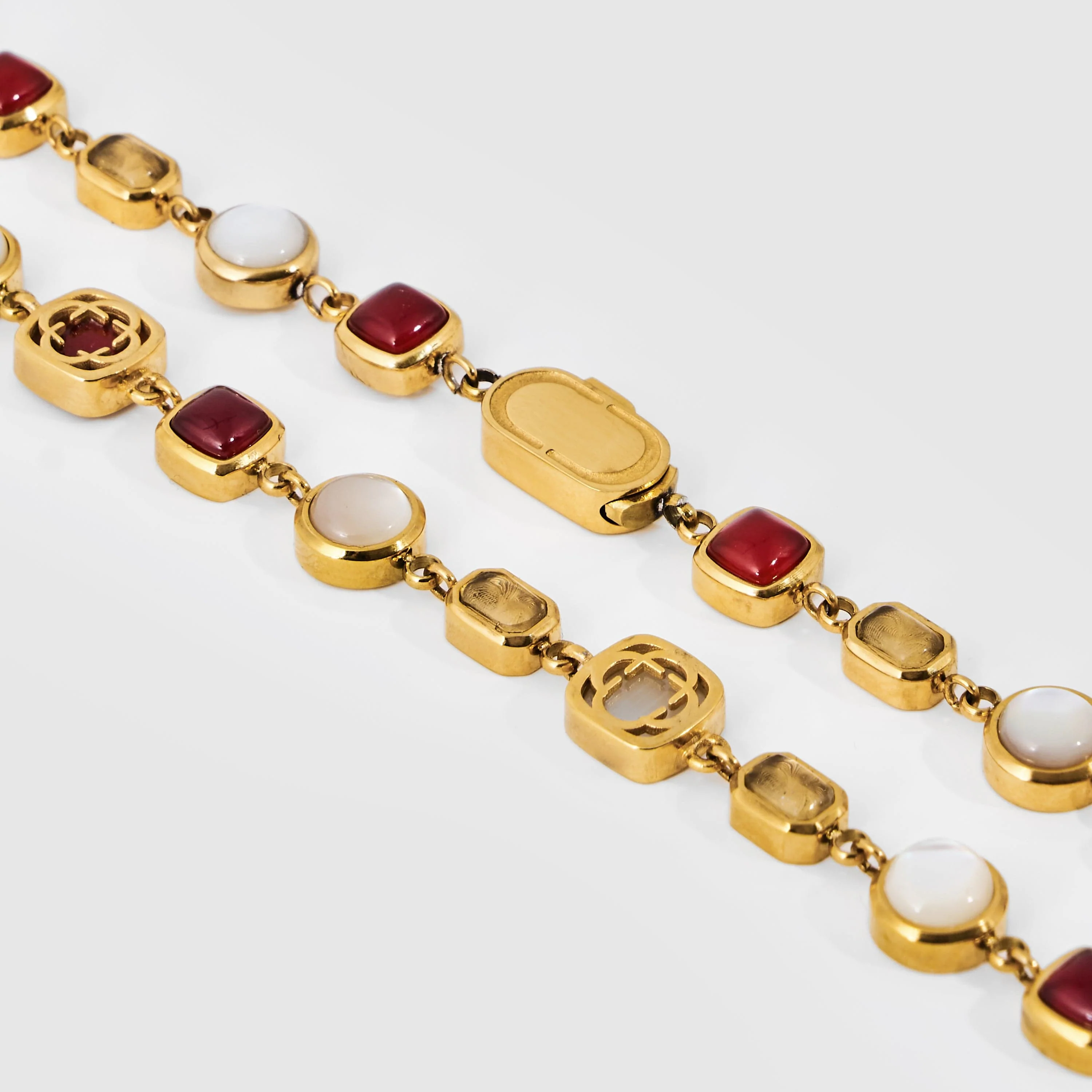 Red Crystal Gemstone Set (Gold) - Image 5