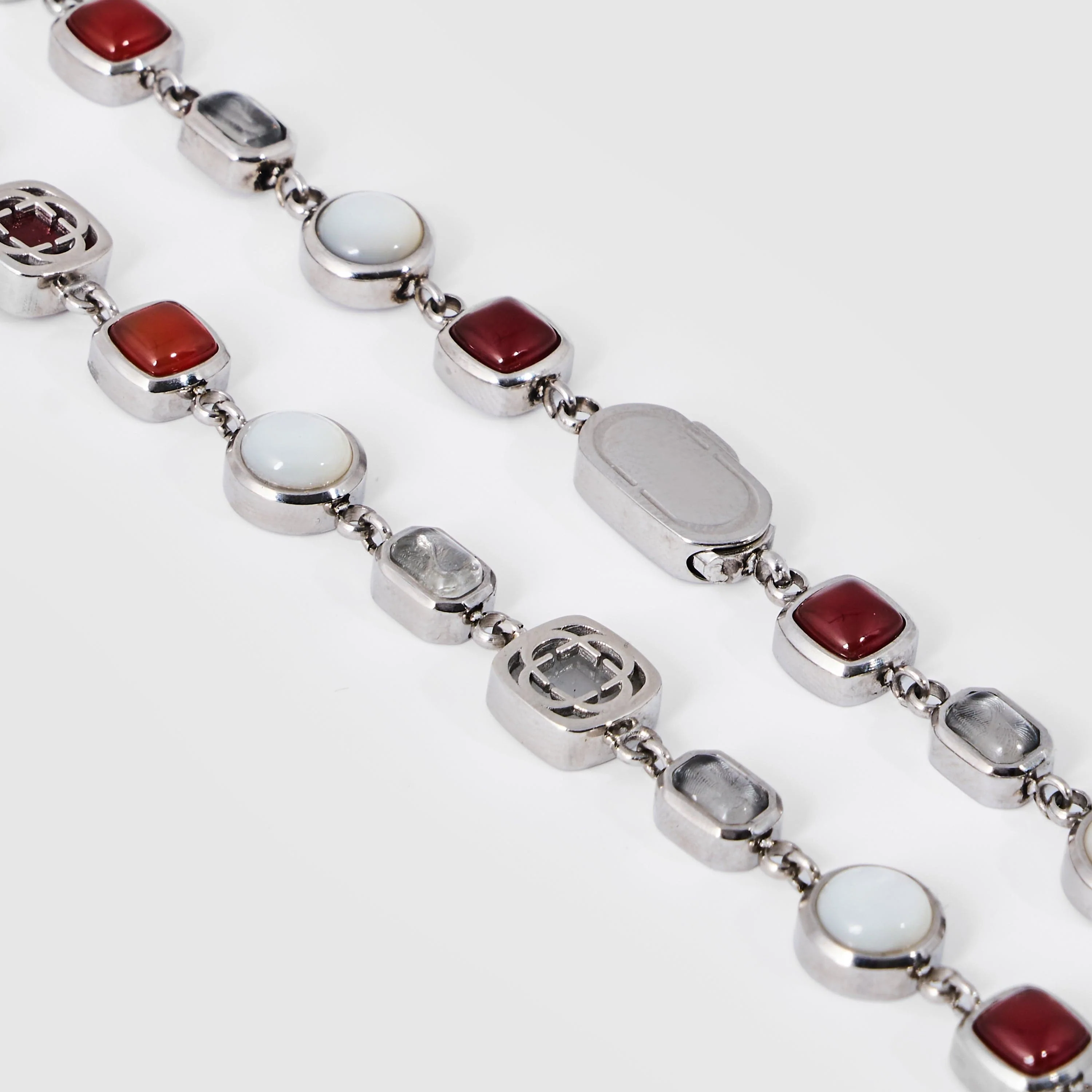 Red Crystal Gemstone Set (Silver) - Image 5