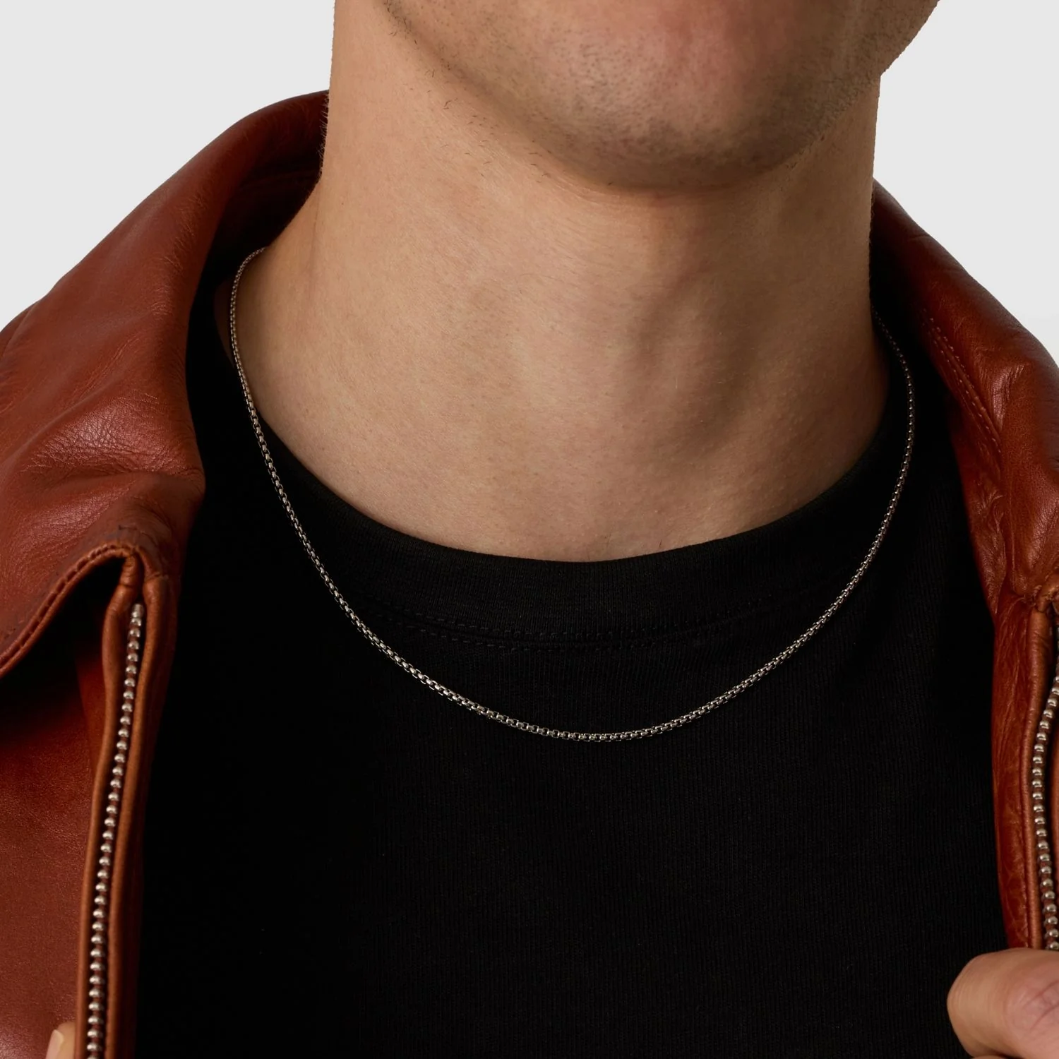 Round Box Chain (Silver) 2mm - Image 8