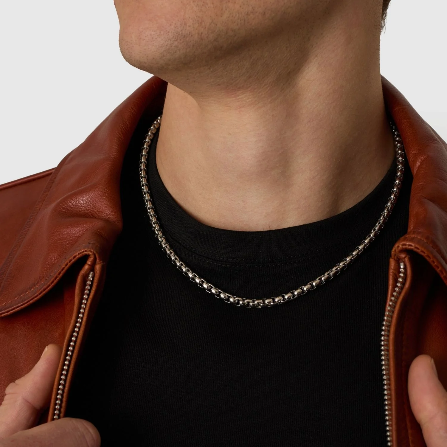 Round Box Chain (Silver) 5mm - Image 6