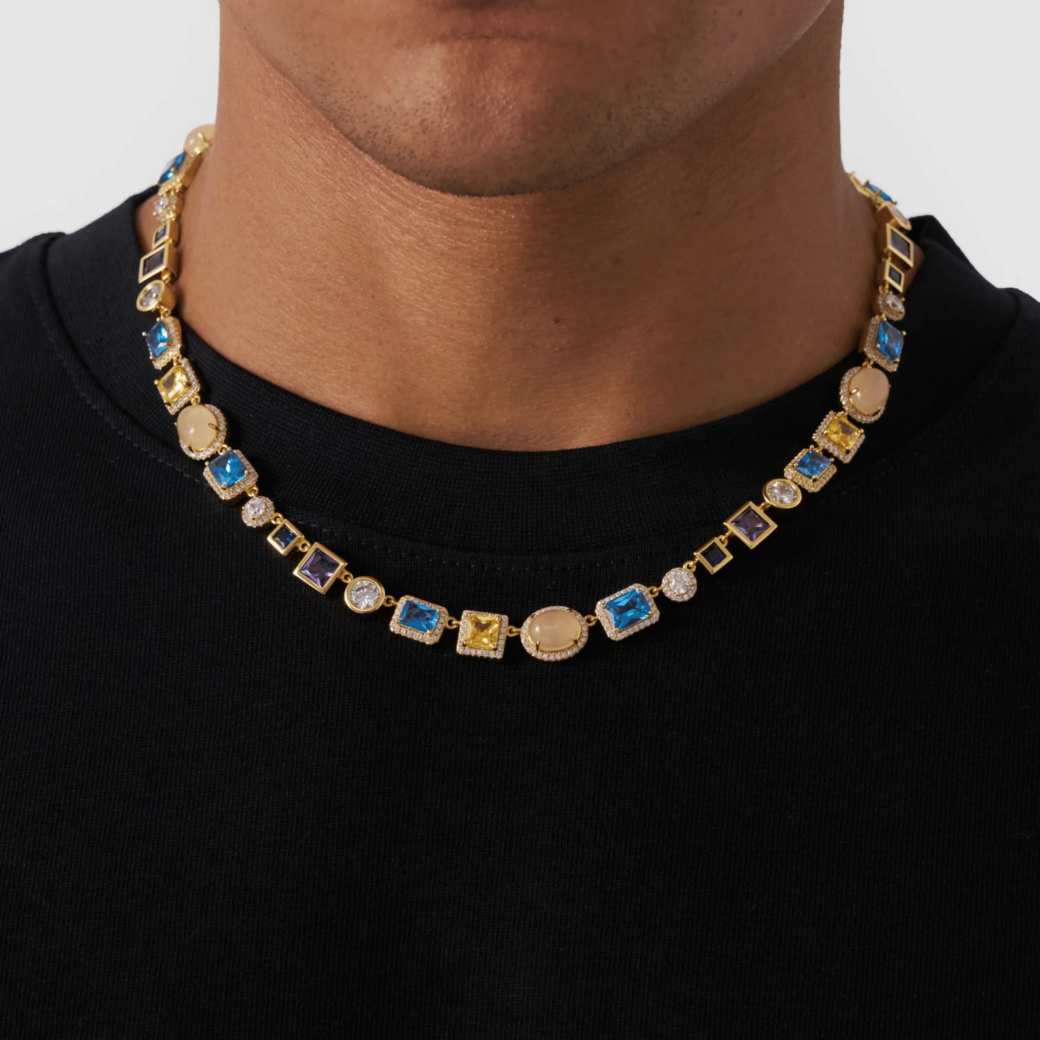 Sapphire Gemstone Necklace (Gold) - Image 2