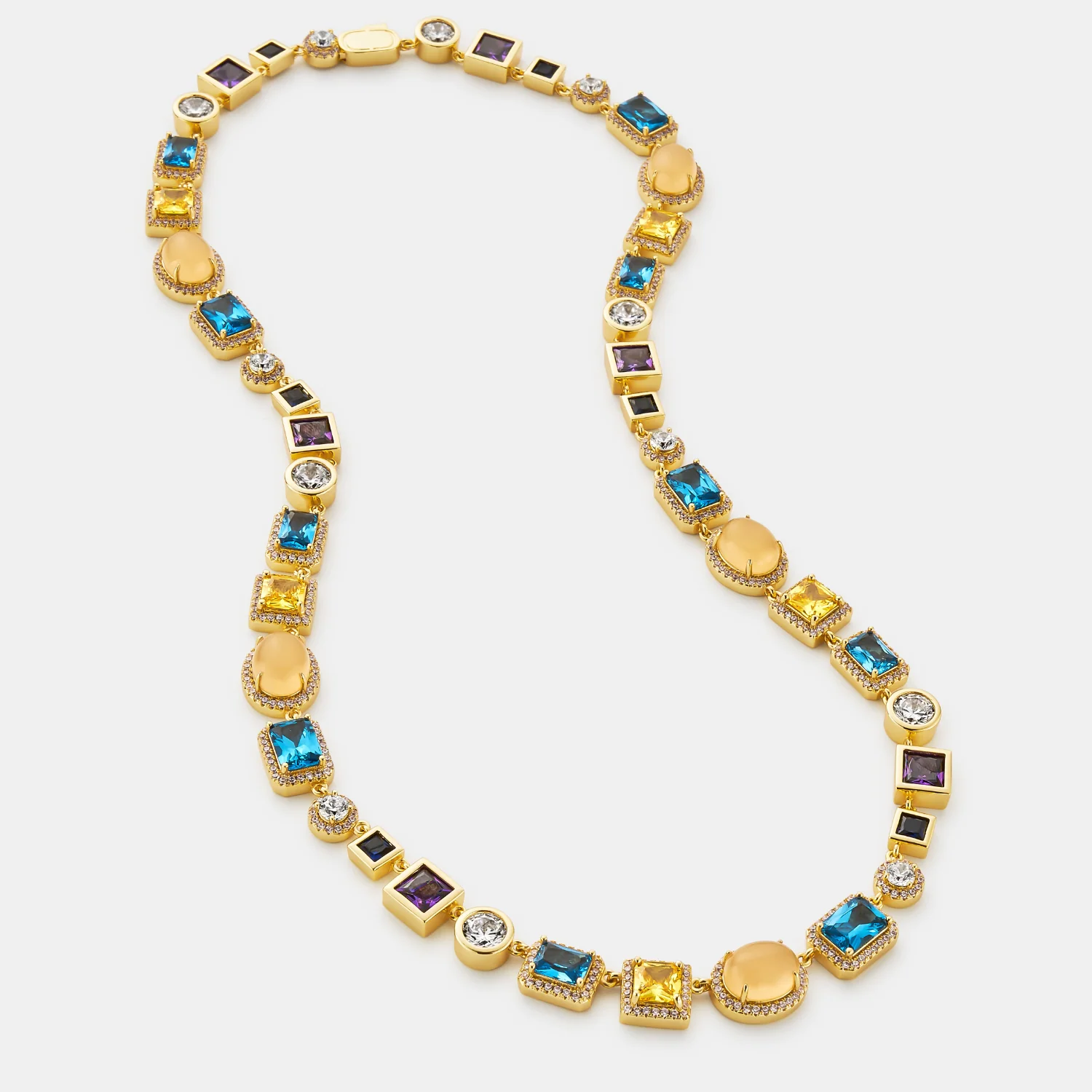 Sapphire Gemstone Necklace (Gold) - Image 5