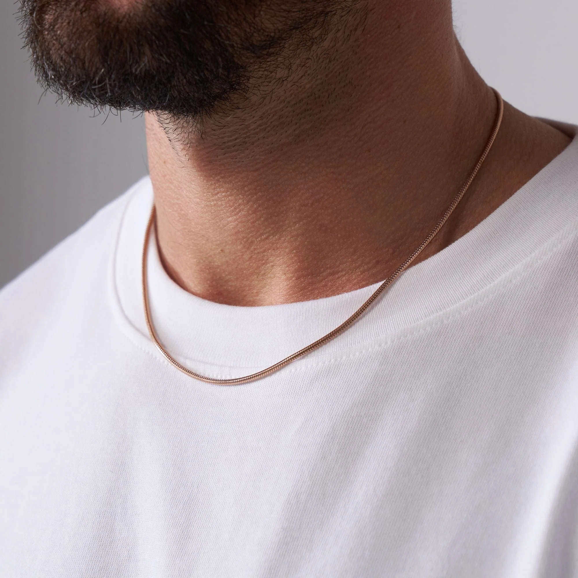 Snake Chain (Rose Gold) 2mm - Image 5
