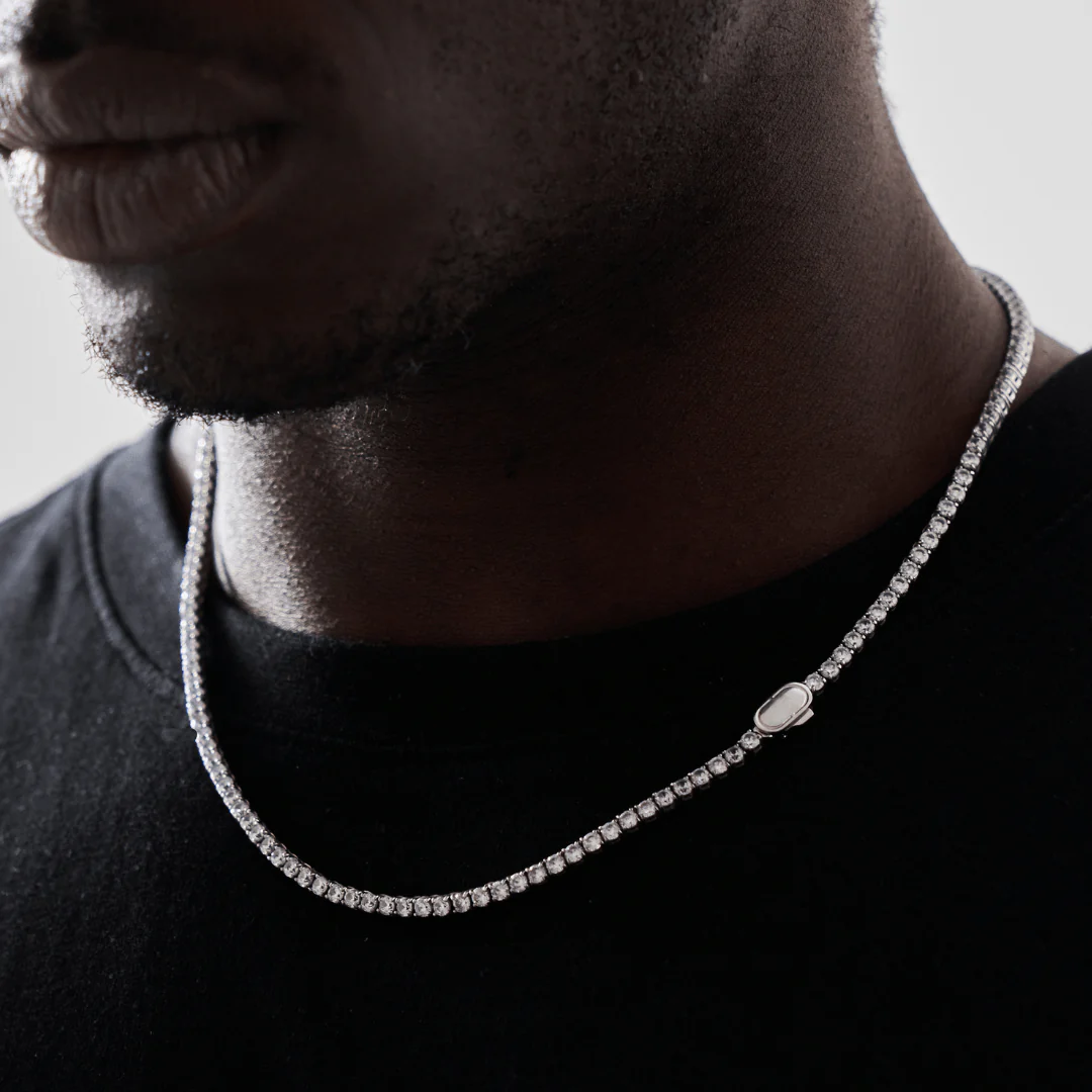 Tennis Chain (Silver) 3mm - Image 5